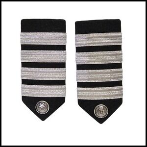 Air Force Hard Shoulder Boards‎ Pilot Epaulets Four Bar Airline